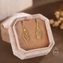 Sterling Silver Dragonfly Wing Drop Earrings, thumbnail 6 of 11
