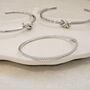 Double Knot Bangle Silver, thumbnail 7 of 8