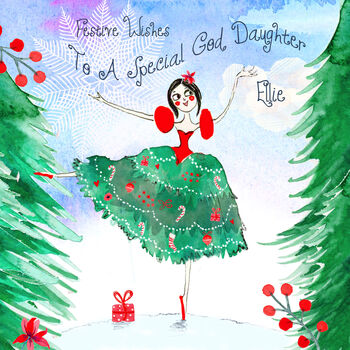 Ballet Christmas Tree Dress, 2 of 7