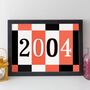 21st Birthday Print Or Card Personalised Gift 2004, thumbnail 1 of 12
