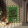 Let's Eat Pudding Christmas Festive Print, thumbnail 1 of 6