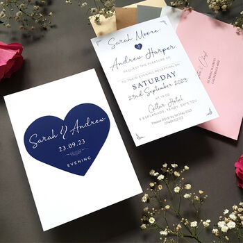 Heart Wedding Invitations Sample, 8 of 12