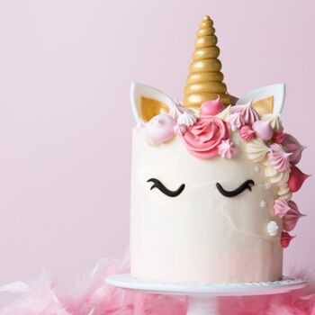 Unicorn Cake Birthday Baking Kit Build A Cake, 4 of 4