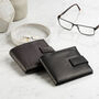 Personalised Script Message Leather Popper Wallet, thumbnail 4 of 4