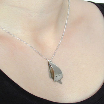 Sail Sailing Sterling Silver Necklace, 2 of 6