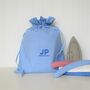 Gingham Laundry Bag With Initials Motif, thumbnail 8 of 8
