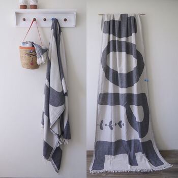 Double Layer Soft Cotton Throw,Towel And Shawl, 7 of 12