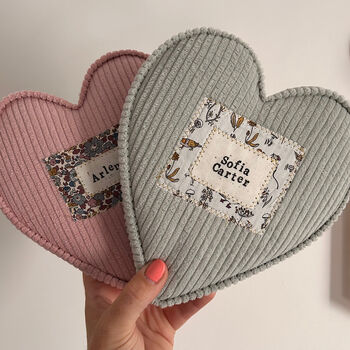 Liberty London Personalised Fabric Hearts, 5 of 8