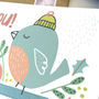 12 Personalised Christmas Robin Thank You Cards, thumbnail 2 of 4