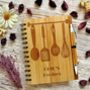 Personalised Bamboo Recipe Book Eco Paper And Pen, thumbnail 1 of 7