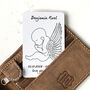 Personalised Baby Remembrance Metal Wallet Card, thumbnail 3 of 6