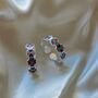 Silver Colourful Floral Clover Adjustable Toe Ring, thumbnail 6 of 8