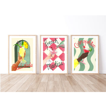 Cosmopolitan Cocktail Art Print, 5 of 10