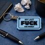 Arcade Ticket Funny And Offensive Novelty Keyrings, thumbnail 3 of 10