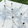 White Christmas Candle Holder Centrepiece, thumbnail 3 of 6