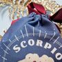 Scorpio Birth Flower Gift Pouch, thumbnail 6 of 7