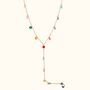 Waterproof Y Shaped Gold Plated Stainless Necklace, thumbnail 3 of 3