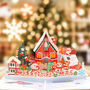 Pop Up Christmas Card Festive Scene, thumbnail 1 of 6