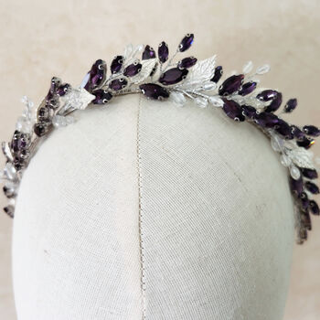 Dark Purple Crystal Tiara, 4 of 5