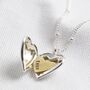 Personalised Engraved Heart Locket Necklace, thumbnail 4 of 10