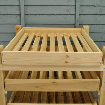 Wooden Apple Storage Rack With Five Drawers, 5 of 8