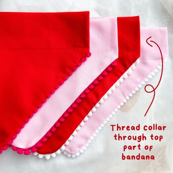 Love Language Valentines Dog Bandana, 5 of 8