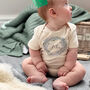 Personalised Wreath Baby Grow, thumbnail 2 of 3