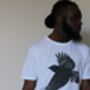 White Crow T Shirt, thumbnail 2 of 2