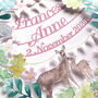 Personalised New Baby Woodland Papercut Card, thumbnail 2 of 4
