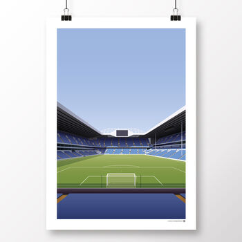Tottenham White Hart Lane Paxton Road End Poster, 2 of 6