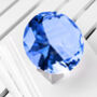 Personalised Blue Diamond Paperweight, thumbnail 6 of 6