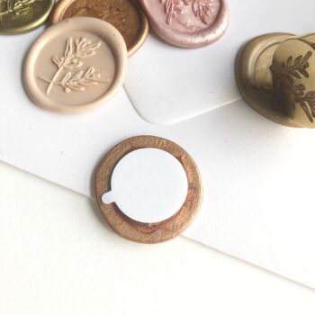 Confetti Dried Petal White Peel And Seal Wax Seals, 9 of 12