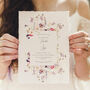 Fleur Handmade Paper Wedding Invitation, thumbnail 3 of 5