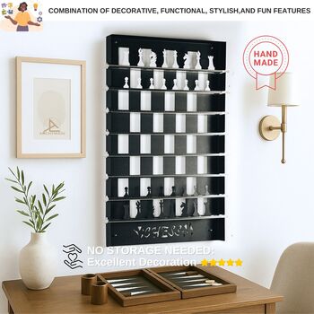 Vertical Chess Board Wall Game, 5 of 10