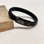 Personalised Woven Leather Medical Bracelet, thumbnail 2 of 8