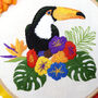 Toucan Embroidery Kit, thumbnail 2 of 7