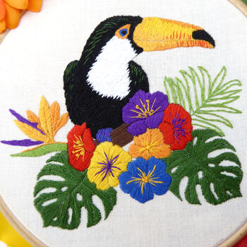 Toucan Embroidery Kit, 2 of 7