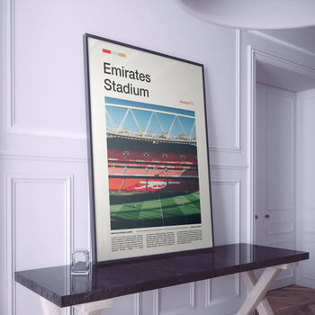 Arsenal Print Emirates Stadium, 5 of 9