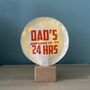 Dad's Emergency Service 24 Hrs Table Lamp And Base, thumbnail 5 of 10