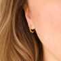 Dainty Waterproof Hoop Earrings, thumbnail 2 of 5