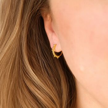 Dainty Waterproof Hoop Earrings, 2 of 5
