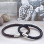 Personalised 'Father And Son' Bracelet Set, thumbnail 1 of 10