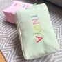 Rainbow Monogram Makeup Bag, thumbnail 1 of 3