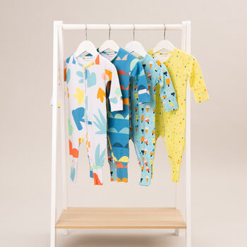 Club Tropicana Zipped Sleepsuit, 3 of 7