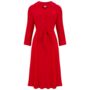 Violet Dress In Lipstick Red Vintage 1940s Style, thumbnail 1 of 2