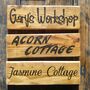 Hand Engraved Personalised Vintage Wood Signs, thumbnail 8 of 12