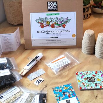 Chilli Pepper Collection Grow Your Own Kit, 5 of 6