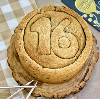 Birthday/Anniversary Cookie Pie With Stamped Number, 2 of 12