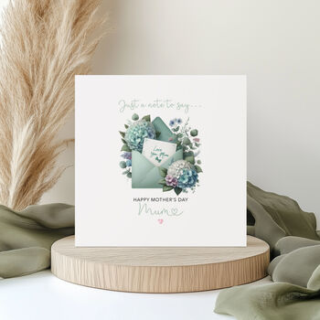 Mother's Day Card: A Note To Say Design, 2 of 2