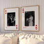 Personalised Couples Playing Card Photo Print Gift, thumbnail 1 of 8